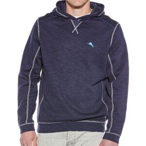 Tommy Bahama Men's Tobago Bay Hoodie in solid Blue size medium